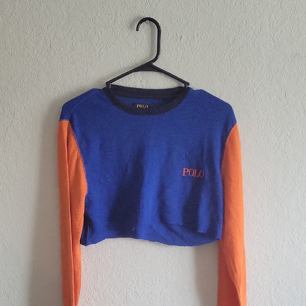 Polo by Ralph Lauren Blue Knit Top